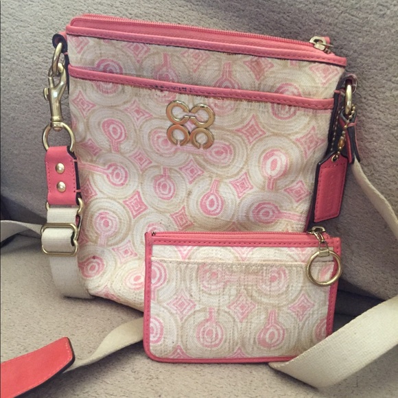 Coach Handbags - Coach Crossbody and small keychain/wallet